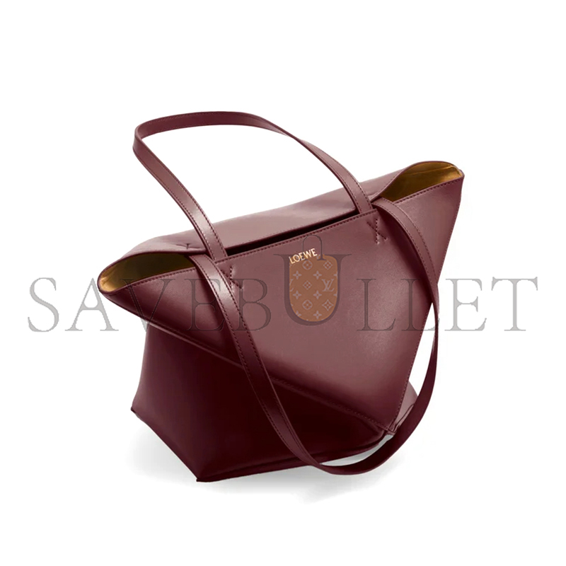 L0ew* medium puzzle fold tote in shiny calfskin a657g50x01 05 (31.5*25.5*14.5cm)